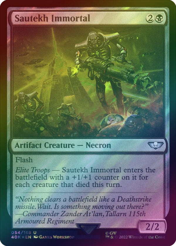 Sautekh Immortal (Surge Foil) (40K)