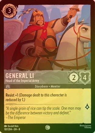 General Li (Head of the Imperial Army) - 187/204 - Common (Foil)
