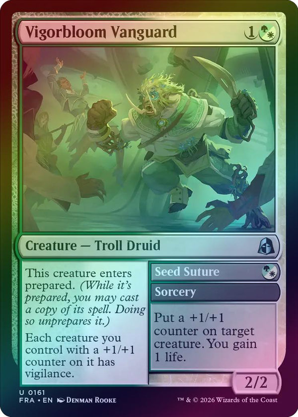 Vigorbloom Vanguard // Seed Suture (Foil) (FRA)