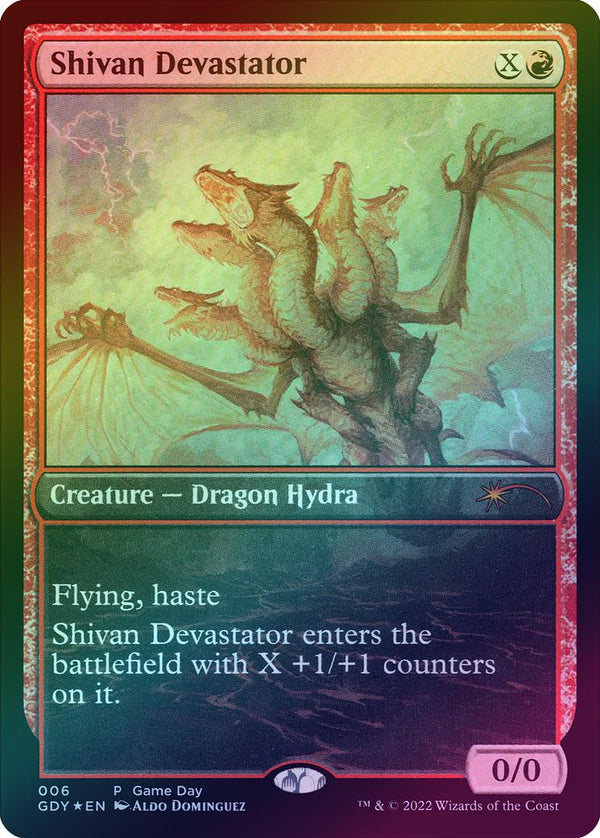 Shivan Devastator - Game Day Promo (Foil) (GDY)