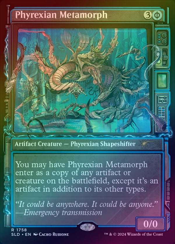 Phyrexian Metamorph - Showcase: Duskmourn (Rainbow Foil) (SLD)