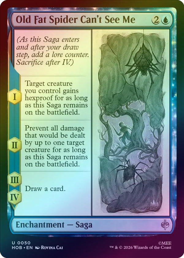 Old Fat Spider Can't See Me (Foil) (HOB) (Pre-Order)