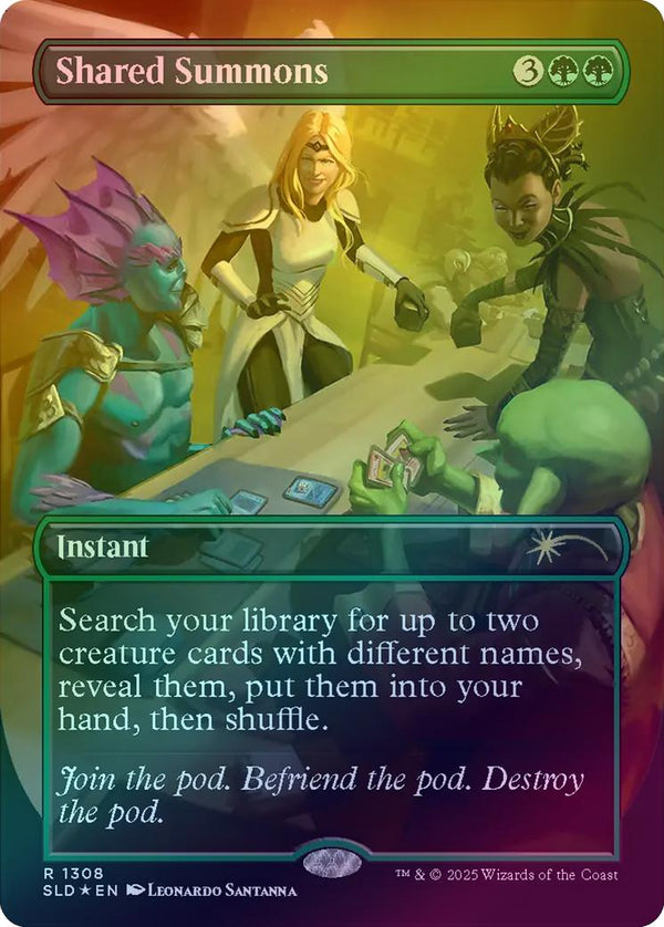 Shared Summons - MAGICCON: The Gathering (Rainbow Foil) (SLD)