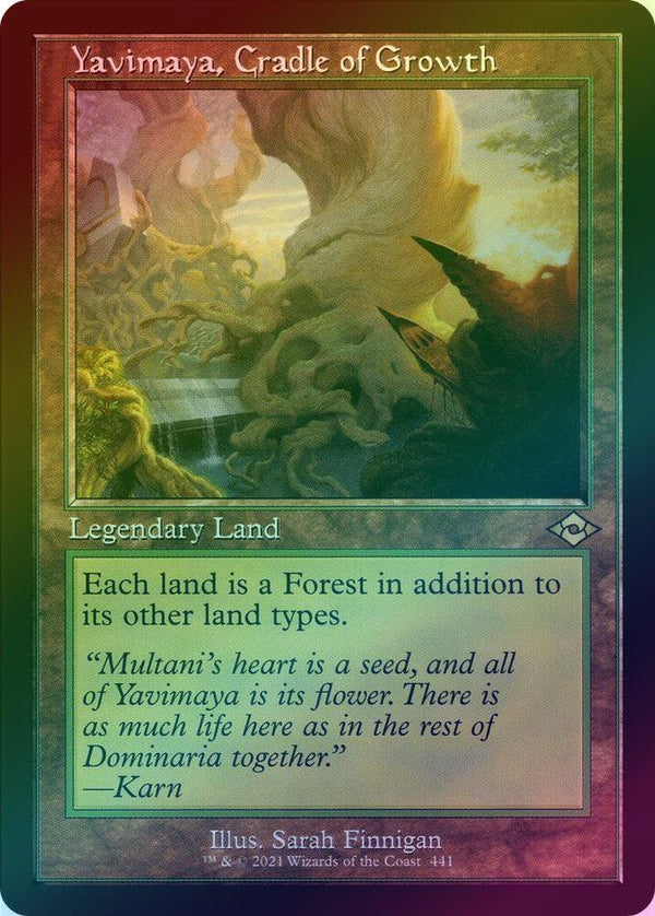Yavimaya, Cradle of Growth - Retro Frame (Foil) (MH2)