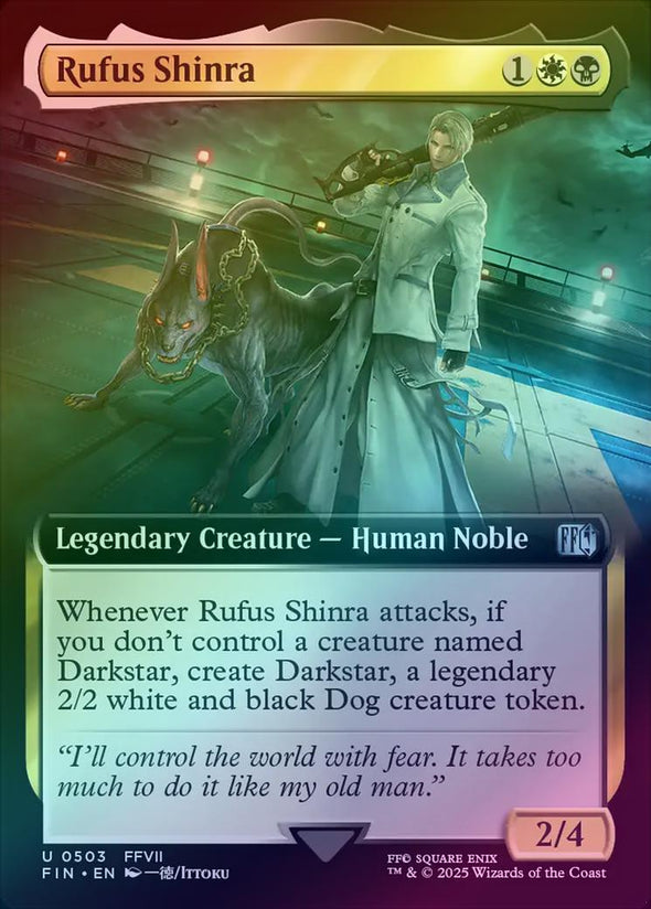 Rufus Shinra - Extended Art (Foil) (FIN)