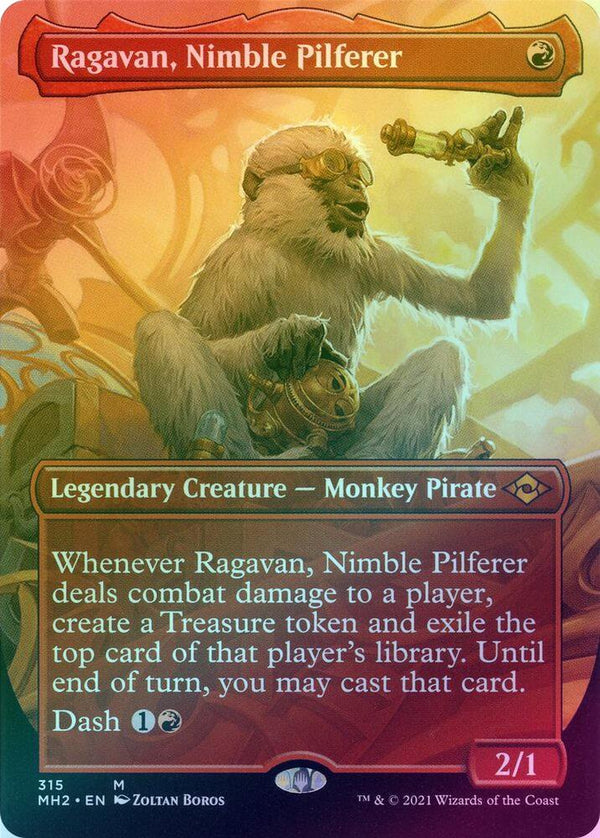 Ragavan, Nimble Pilferer - Borderless (Foil) (MH2)