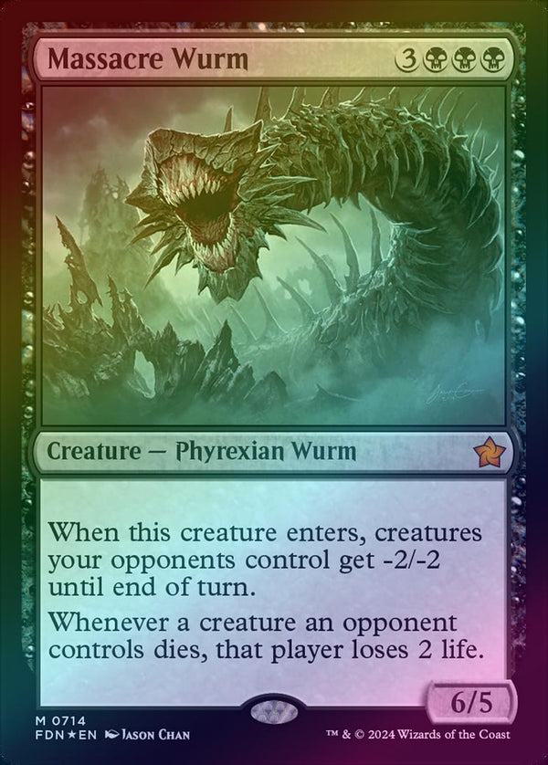 Massacre Wurm (Foil) (FDN)