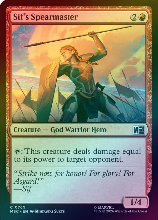 Sif's Spearmaster (Foil) (MSC)