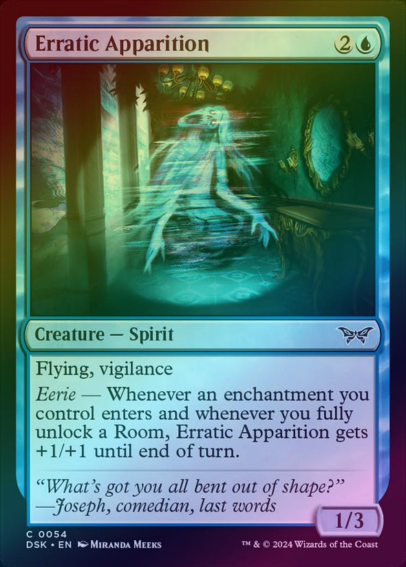 Erratic Apparition (Foil) (DSK)