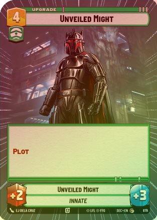 Unveiled Might (Hyperspace Foil) - 879 - Common (Foil)