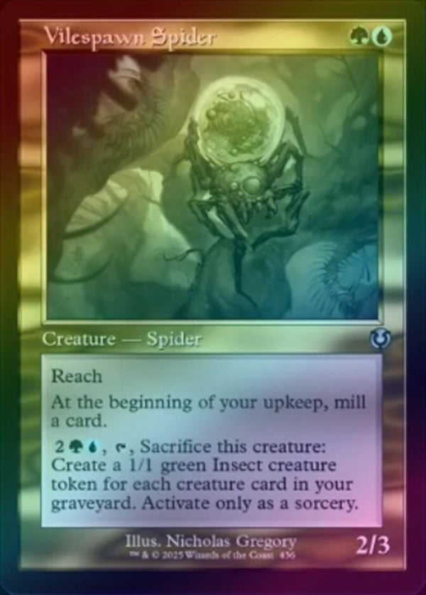 Vilespawn Spider - Retro Frame (Foil) (INR)