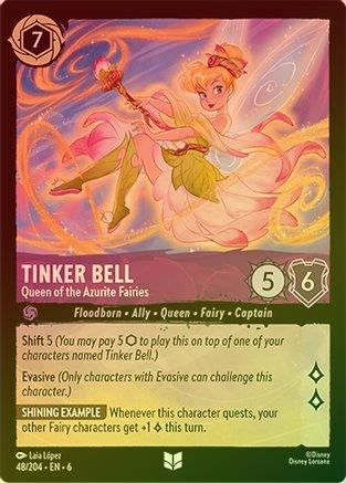 Tinker Bell (Queen of the Azurite Fairies) - 48/204 - Uncommon (Foil)