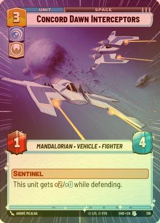 Concord Dawn Interceptors (Hyperspace) - 318 - Uncommon (Foil)