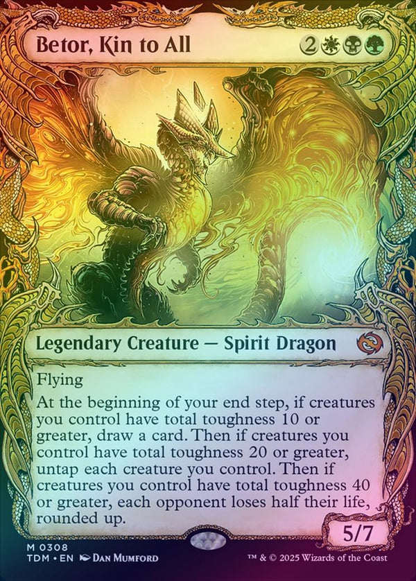 Betor, Kin to All - Draconic Showcase (Foil) (TDM)