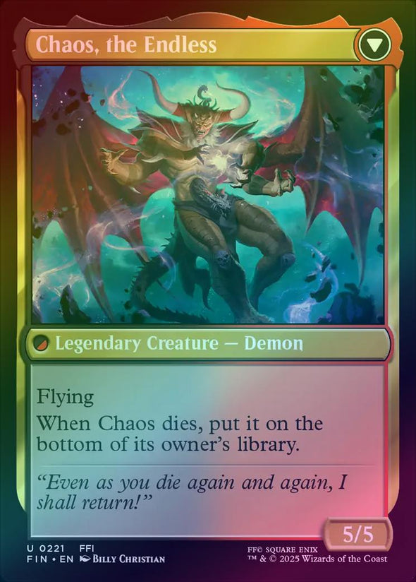 Garland, Knight of Cornelia // Chaos, the Endless (Foil) (FIN)