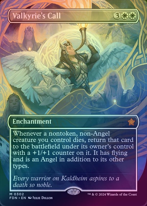 Valkyrie's Call - Borderless (Foil) (FDN)