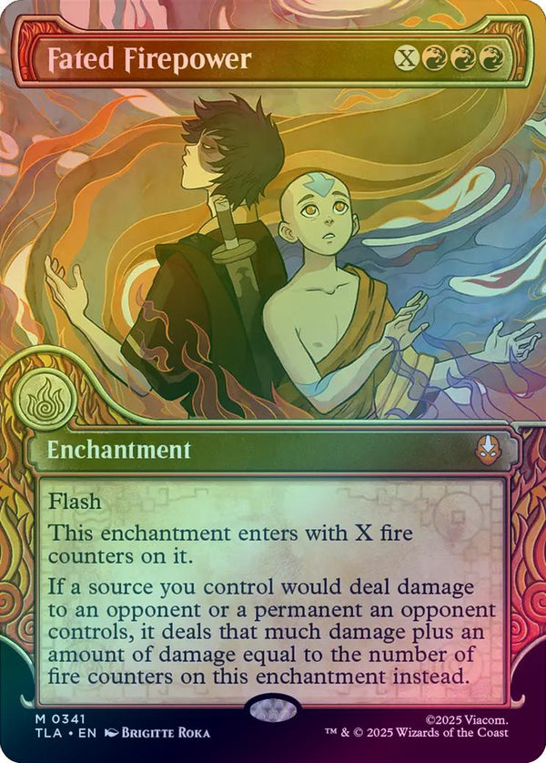Fated Firepower - Elemental Frame Showcase (Foil) (TLA)