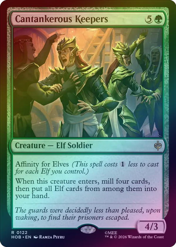 Cantankerous Keepers (Foil) (HOB) (Pre-Order)