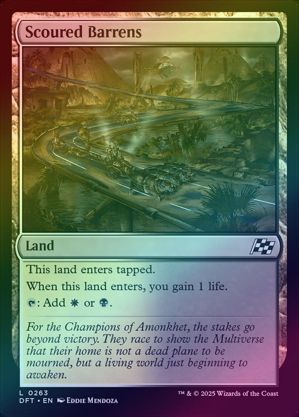 Scoured Barrens (Foil) (DFT)
