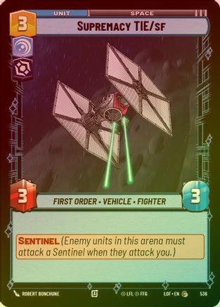 Supremacy TIE/sf 536 - Common (Foil)