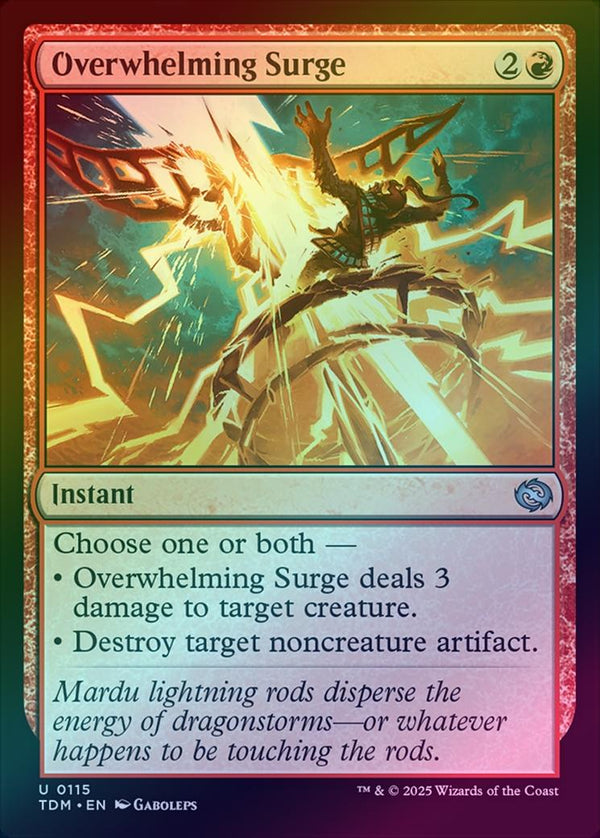 Overwhelming Surge (Foil) (TDM)