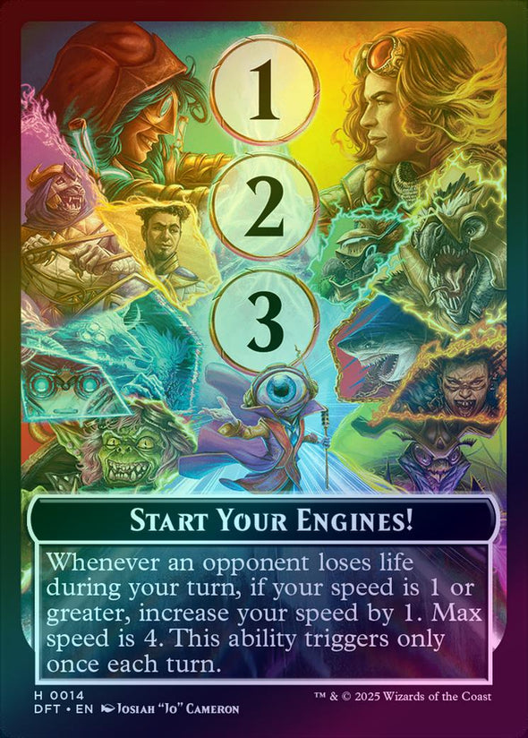Start Your Engines! // Max Speed (Foil) (TDFT)