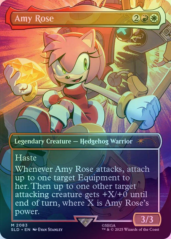 Amy Rose - Secret Lair x Sonic: Friends & Foes (Rainbow Foil) (SLD)