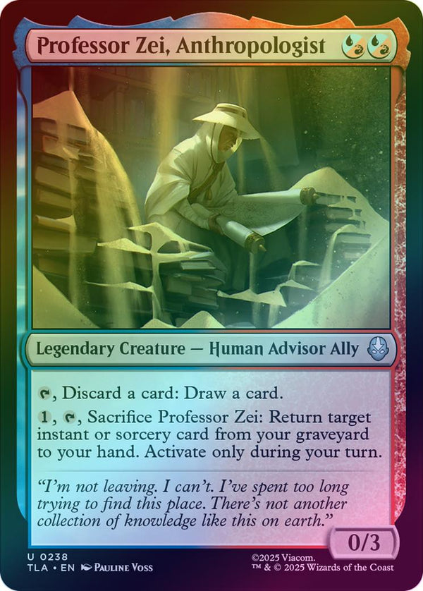 Professor Zei, Anthropologist (Foil) (TLA)