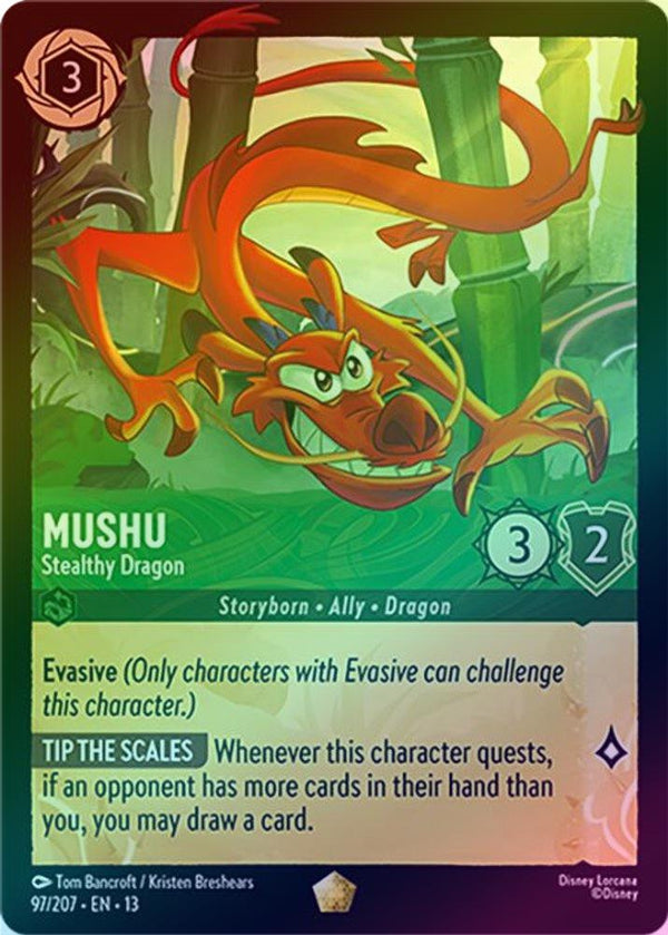 Mushu (Stealthy Dragon) - 97/207 - Legendary (Foil)