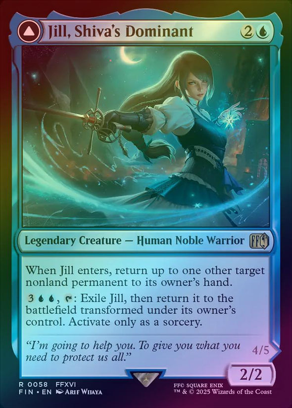 Jill, Shiva's Dominant // Shiva, Warden of Ice (Foil) (FIN)