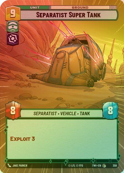 Separatist Super Tank (Hyperspace) - 359 - Common (Foil)