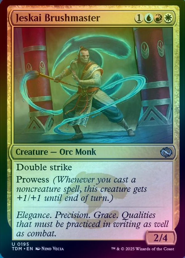 Jeskai Brushmaster (Foil) (TDM)
