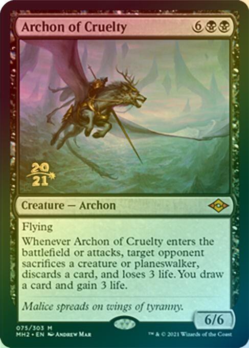 Archon of Cruelty - Prerelease Promo (Foil) (PMH2)