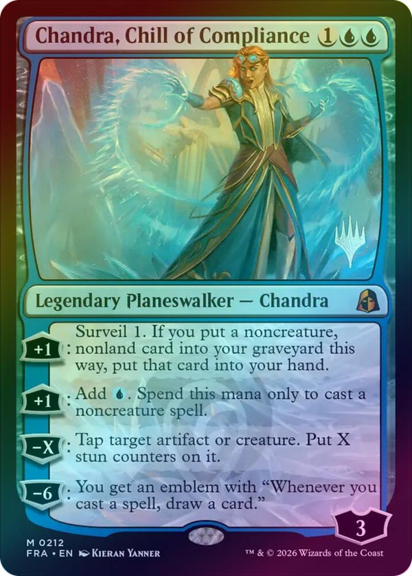 Chandra, Chill of Compliance - Promo Pack (Foil) (PFRA)