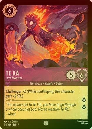 Te Ka (Lava Monster) - 58/204 - Common (Foil)