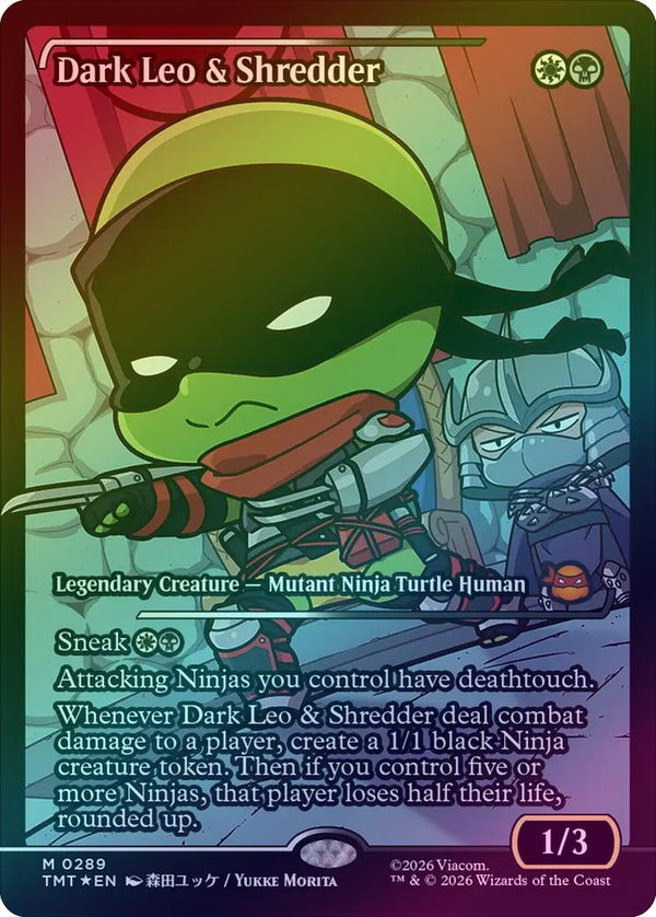 Dark Leo & Shredder - Japan Showcase (Foil) (TMT)