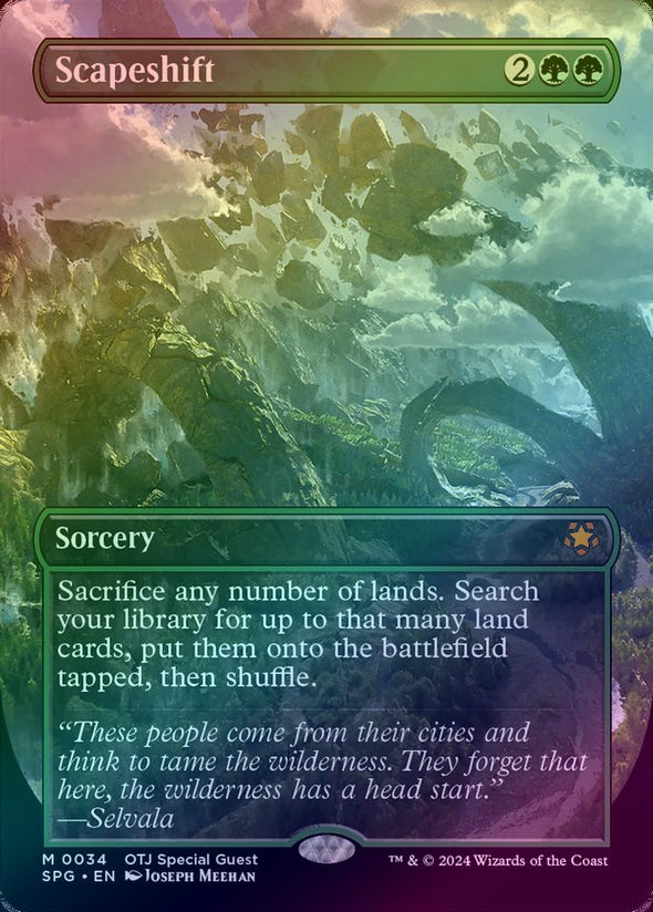 Scapeshift - Borderless (Foil) (SPG)