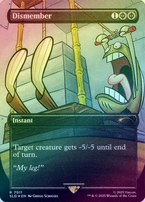 Dismember - Spongebob Squarepants Bonus Card (Foil) (SLD)