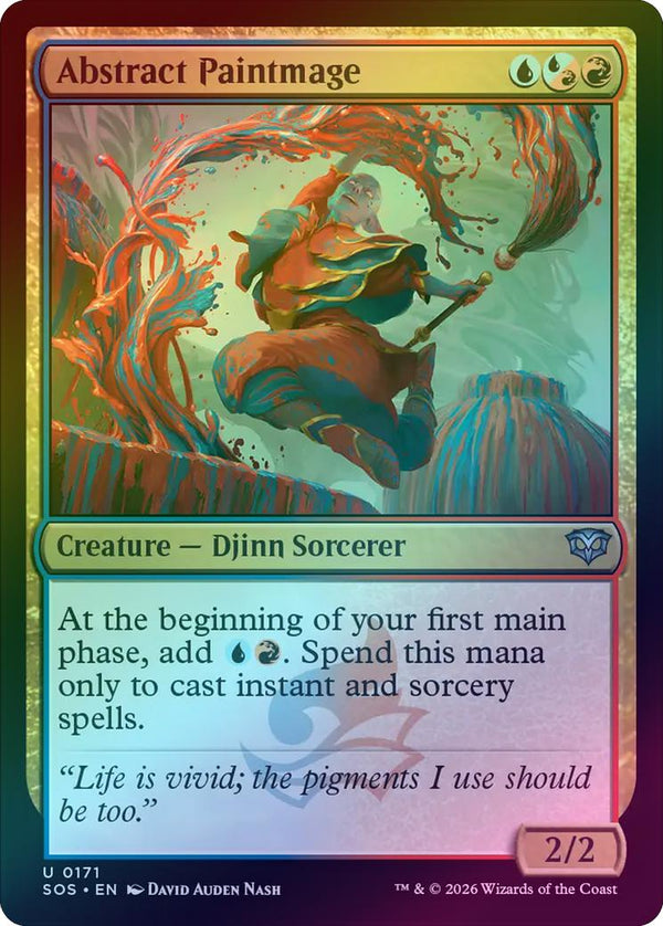 Abstract Paintmage (Foil) (SOS)
