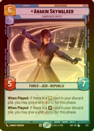 Anakin Skywalker - Champion of Mortis - 572 - Legendary (Foil)