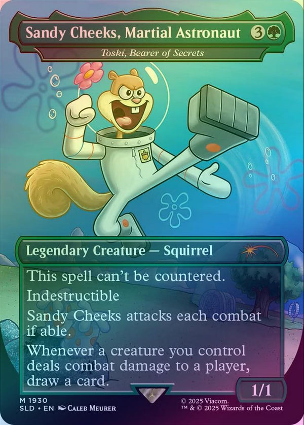 Sandy Cheeks, Martial Astronaut // Toski, Bearer of Secrets - Spongebob Squarepants: Legends of Bikini Bottom (Rainbow Foil) (SLD)