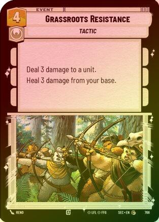 Grassroots Resistance (Foil) - 768 - Common (Foil)
