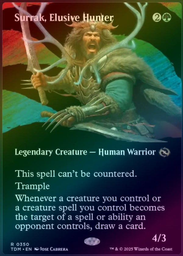 Surrak, Elusive Hunter - Clan Showcase (Foil) (TDM)