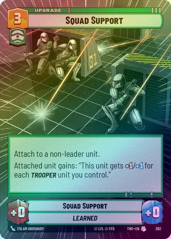 Squad Support (Hyperspace) - 392 - Uncommon (Foil)