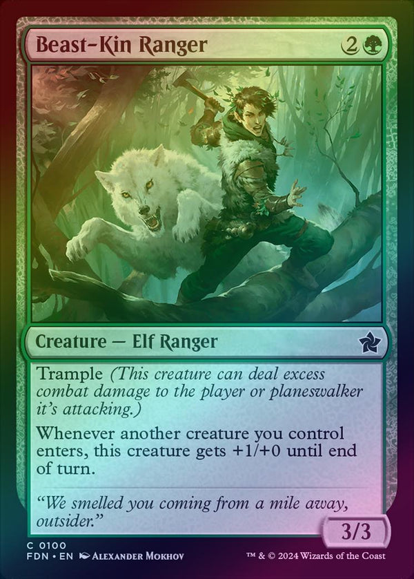 Beast-Kin Ranger (Foil) (FDN)