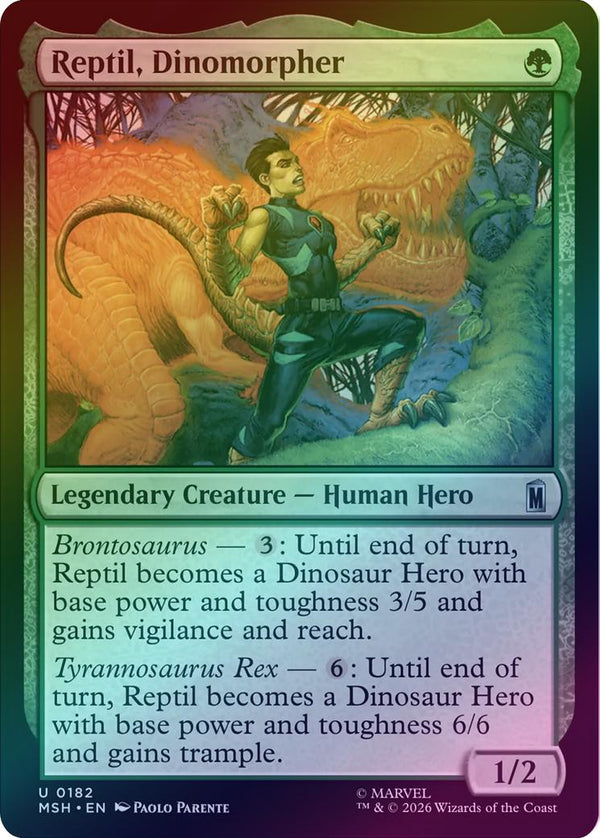 Reptil, Dinomorpher (Foil) (MSH) (Pre-Order)
