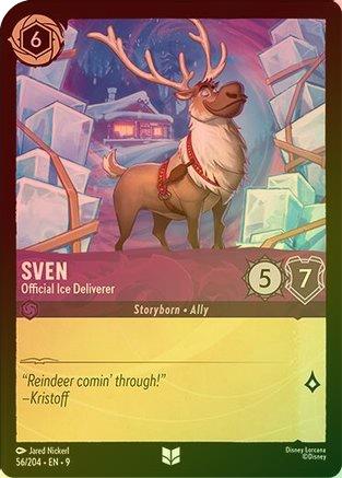 Sven (Official Ice Deliverer) (Fabled Reprint) - 56/204 - Uncommon (Foil)