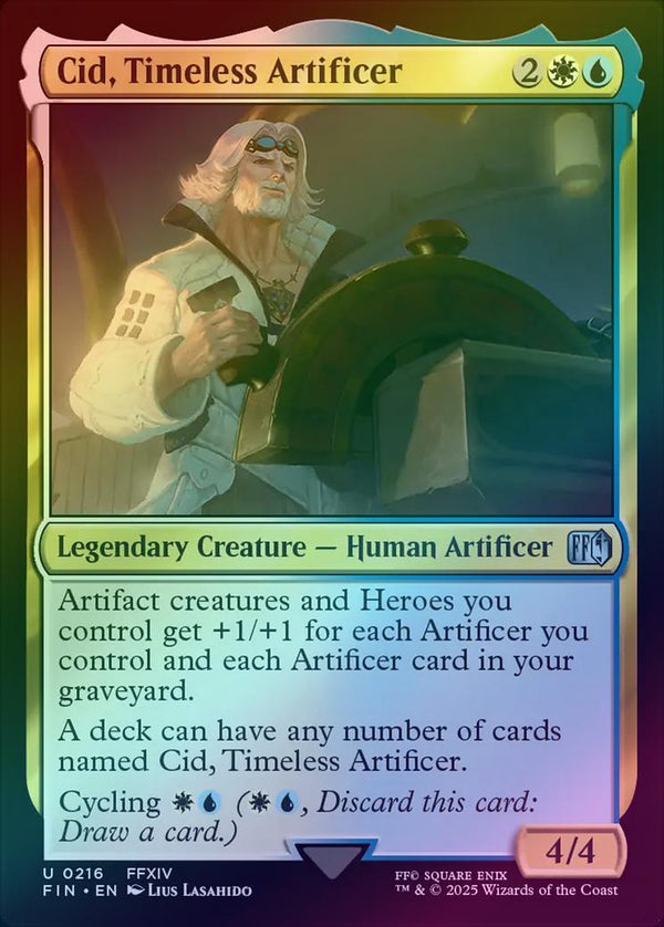 Cid, Timeless Artificer (216) (Foil) (FIN)