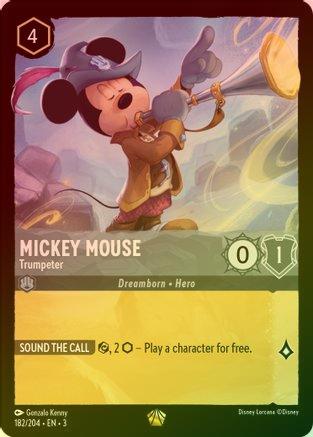 Mickey Mouse (Trumpeter) - 182/204 - Legendary (Foil)