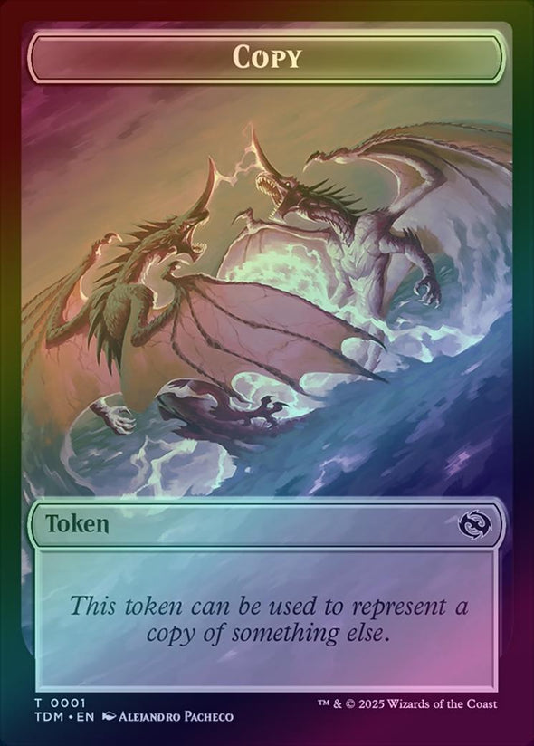 Copy // Monk Token (Foil) (TTDM)
